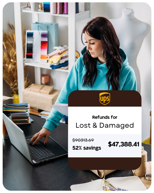 UPS Lost and Damage refunds savings up to 52%